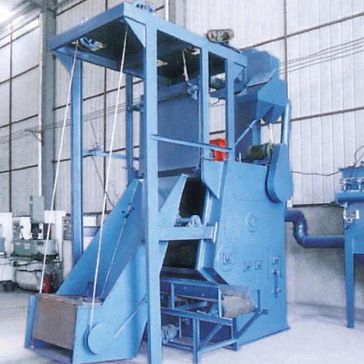 Q32系列自動上下料(卷揚上料、輸送下料、環(huán)保)履帶拋丸清理機